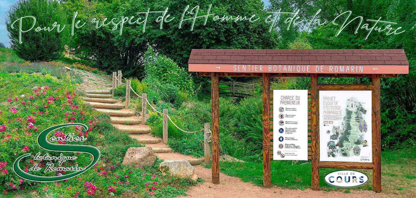 Entrée du Sentier Botanique de Romarin